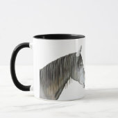 Grijze paardenkoffie Mok (Links)