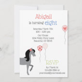  grijze paardenroze, groene, blauwe vaderdag kaart (Achterkant)