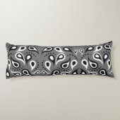grijze paisleykussens lichaamskussen (Achterkant)