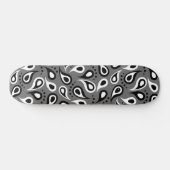 grijze paisleyskateboard persoonlijk skateboard (Horizontaal)