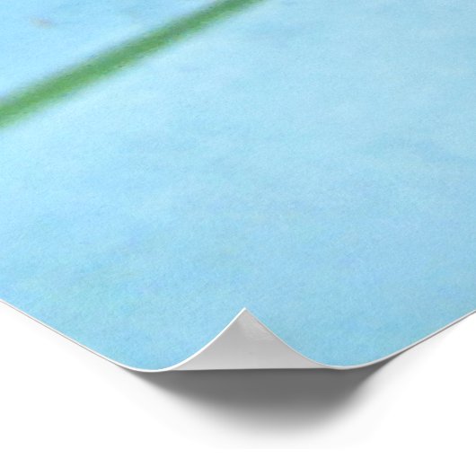 Grijze palmstructuur Bismarck Afdrukken Afsluiten Poster (Hoek)