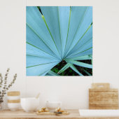 Grijze palmstructuur Bismarck Afdrukken Afsluiten Poster (Keuken)