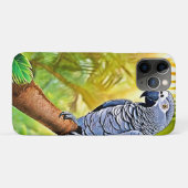 grijze papegaaibaars Case-Mate iPhone case (Achterkant (horizontaal))