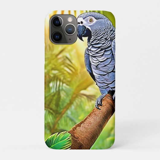 grijze papegaaibaars Case-Mate iPhone case (Achterkant)