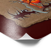 Grijze papierschets: Hugs, Red, fotoafdrukken Foto Afdruk (Hoek)