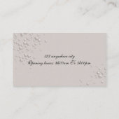 grijze parel visitekaartje (Achterkant)