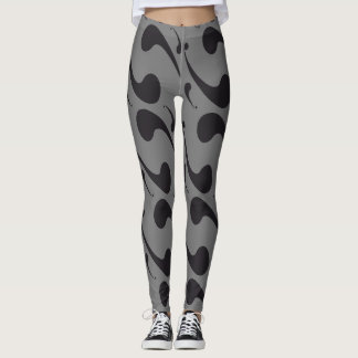 Grijze patronen leggings