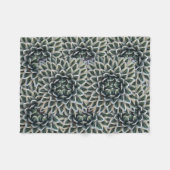 Grijze patroondeken fleece deken (Voorkant (Horizontaal))