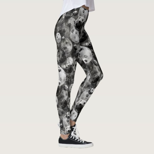 Grijze Pickleball Leggings (Rechts)