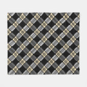 Grijze picknick fleece deken (Voorkant (Horizontaal))