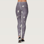 Grijze pijlen van Scandi Leggings (Achterkant)