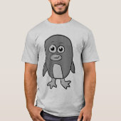 Grijze Pinguïn T-shirt (Voorkant)