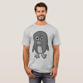 Grijze Pinguïn T-shirt (Voorkant volledig)