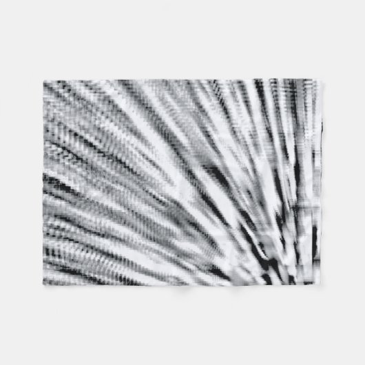 grijze-pixelwind fleece deken (Voorkant (Horizontaal))