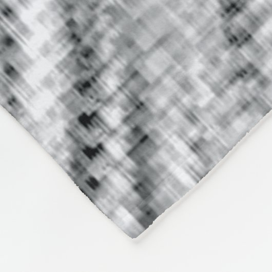 grijze-pixelwind fleece deken (Hoek)