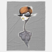 Grijze Pixie Blanket Fleece Deken (Voorkant)