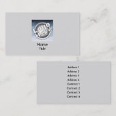 Grijze plaat - Zakelijk Visitekaartje (Voorkant / Achterkant)