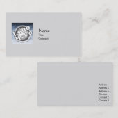 Grijze plaat - Zakelijk Visitekaartje (Voorkant / Achterkant)