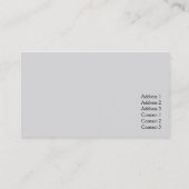 Grijze plaat - Zakelijk Visitekaartje (Achterkant)