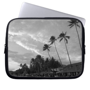 grijze plampen laptop sleeve