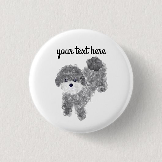 Grijze poel #1 Button (Voorkant)