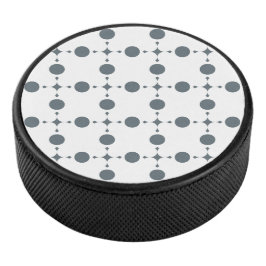 Grijze polka stippen, Stippenpatroon, Stippen, Ges Hockey Puck