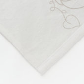 Grijze Pompoen Tropische Botanische Herfst Zomer Fleece Deken (Hoek)