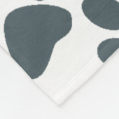 Grijze Pootafdruk Fleece Deken (Hoek)