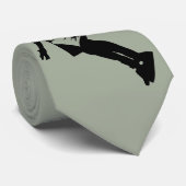 Grijze Pop Kunst Liefde Dit Spel Basketbal Motivat Stropdas (Opgerold)