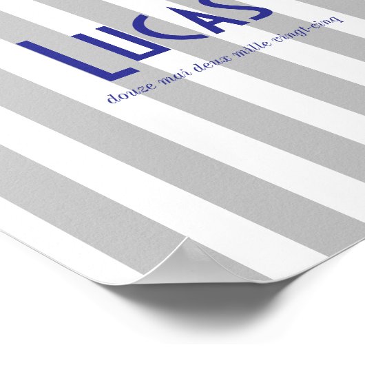 Grijze poster (Hoek)