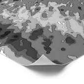 Grijze Poster afdrukken (Hoek)