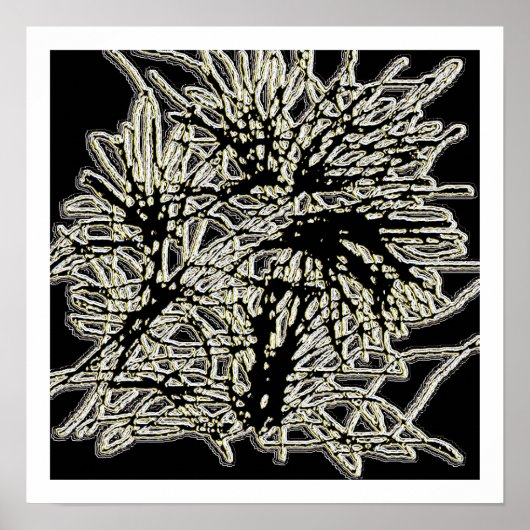 Grijze Poster afdrukken (Voorkant)