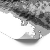 Grijze Poster afdrukken (Hoek)