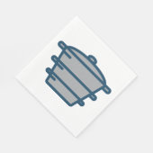 Grijze Pot Servetten (Hoek)