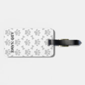 Grijze poten en Botten Bagagelabel (Achterkant horizontaal)