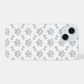 Grijze poten en Botten iPhone 15 Case (Achterkant horizontaal)