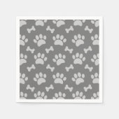 Grijze poten en Botten Servet (Voorkant)