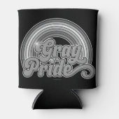 Grijze Pride (in ruste bejaarde) Blikjeskoeler (Voorkant)