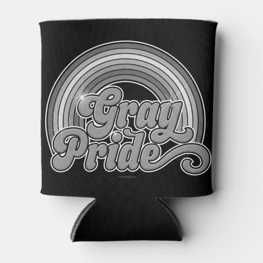 Grijze Pride (in ruste bejaarde) Blikjeskoeler (Voorkant)