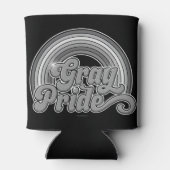 Grijze Pride (in ruste bejaarde) Blikjeskoeler (Achterkant)