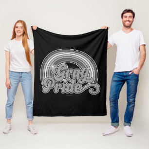 Grijze Pride (in ruste bejaarde) Fleece Deken
