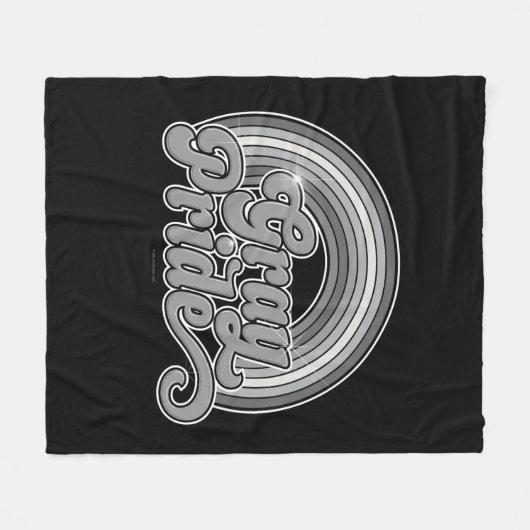 Grijze Pride (in ruste bejaarde) Fleece Deken (Voorkant (Horizontaal))