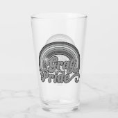 Grijze Pride (in ruste bejaarde) Glas (Achterkant)