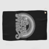 Grijze Pride (in ruste bejaarde) Golfhanddoek (Horizontaal)