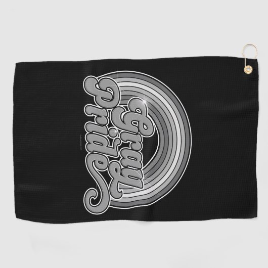 Grijze Pride (in ruste bejaarde) Golfhanddoek (Horizontaal)