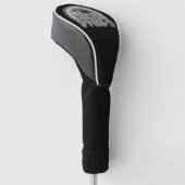 Grijze Pride (in ruste bejaarde) Golfheadcover (Schuin)