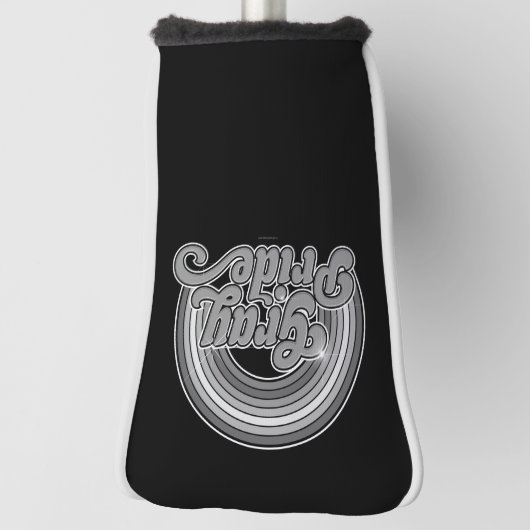 Grijze Pride (in ruste bejaarde) Golfheadcover (Draai 90)