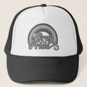 Grijze Pride (in ruste bejaarde) Trucker Pet (Voorkant)