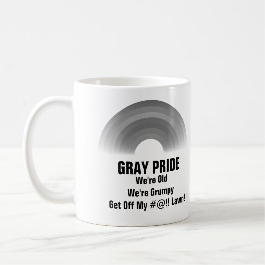 Grijze Pride Koffiemok (Links)