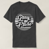 Grijze pride t-shirt (Design voorkant)